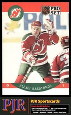 Alexei Kasatonov 1990-91 Pro Set #169a New Jersey Devils Rookie
