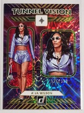🔥 A'Ja Wilson 2025 Donruss WNBA Tunnel Vision Green Fireworks #13  /399 Aces 🔥