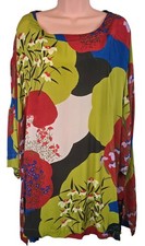 Sahara Tunika Top XL Blumenmuster Oversize Ka...
