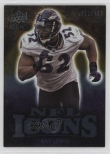 2009 Upper Deck Icons NFL Icons /450 Ray Lewis #IC-RL HOF 1qy