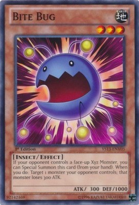 3 x Bite Bug - YS13-ENV05 - Common - 1st Edition Near Mint, English YGO