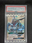 2018 POKEMON SUN & MOON CELESTIAL STORM #177A FULL ART/RAYQUAZA GX PSA 10