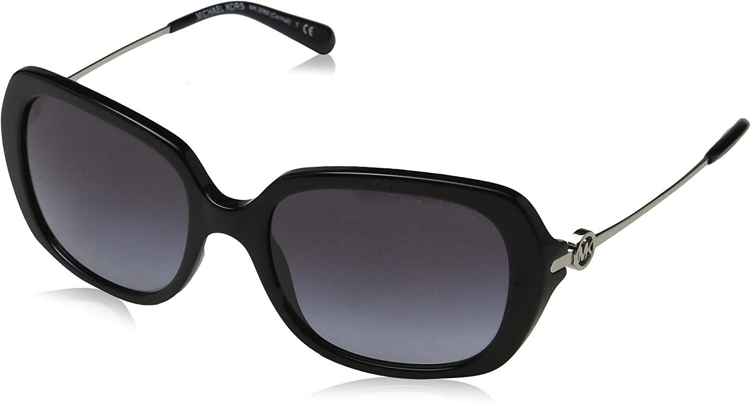 Солнцезащитные очки с градиентом Michael Kors 0MK2065 30058G 54 мм черныйсерый 13790₽