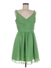 David's Bridal Women Green Cocktail Dress 8