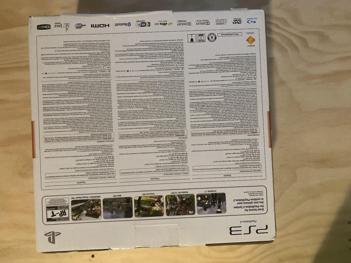 SONY - SONY PlayStation3 160GB ブラック リッジレーサー Sony Ps3 PlayStation 3 System Cech-p01 160gb Black Console
