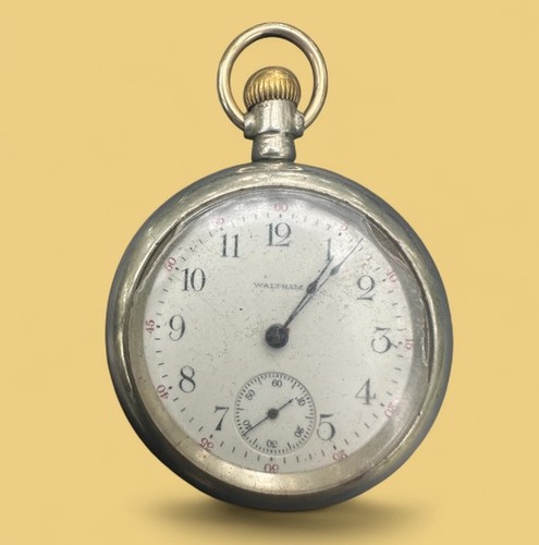 American Waltham Watch Co. Antique Pocket Watch 17 - Picture 3 of 9