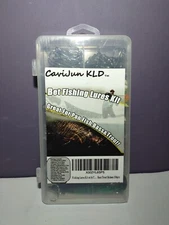 104pcs Fishing Lure Kit Set Includes Hard Crank Bait with Treble Hooks,Soft Plas