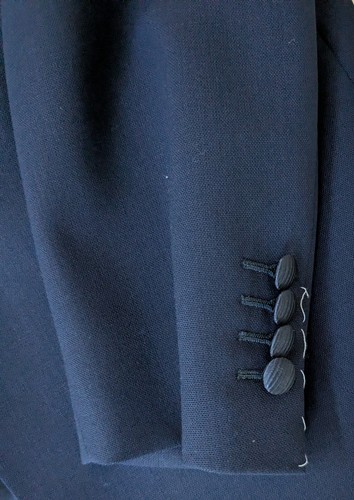 NWT Chester Barrie Full Canvas Midnight Blue Grosgrain Shawl Collar Tuxedo US42R - Picture 8 of 14