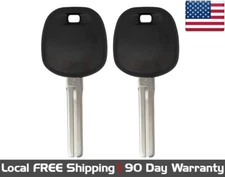 2x New Replacement Transponder Ignition Key for Select Hyundai & Kia - 46 Chip
