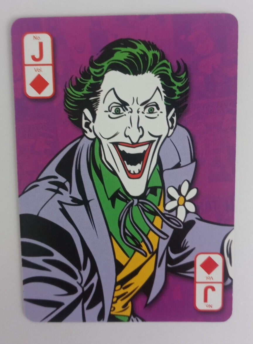DC Comics Retro Joker Playing Card Jack Diamonds | eBay