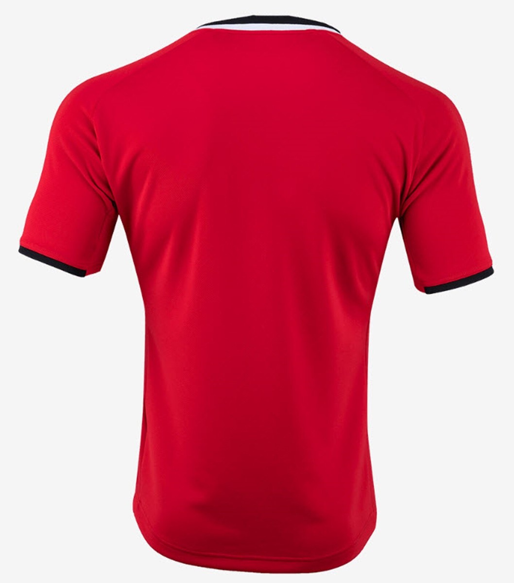 Mizuno Men Summer Training 19 T-Shirts Red Black Top Shirt Jersey