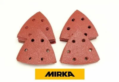 Delta Sanding Sheets 93mm Triangle 90 Fit Bosch Sandpaper MIRKA Pads