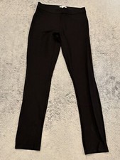 Max Studio Pull On Pants Womens Small Legging Black Stretch Casual Minimalist