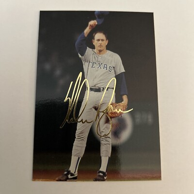 Nolan Ryan Texas Rangers Farewell Sports Stars USA Gold Signature 