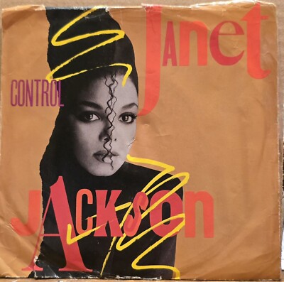 Janet Jackson - Control / Fast Girls - 45rpm 7'' Vinyl Record