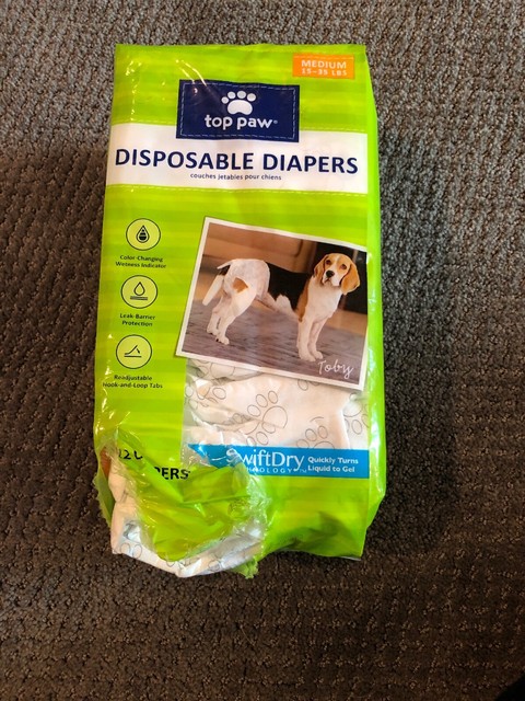 top paw disposable dog diapers