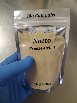 Natto/Nattokinase Freeze-Dried Powder Probiotic  70 grams/2.4 oz. *MAHA 