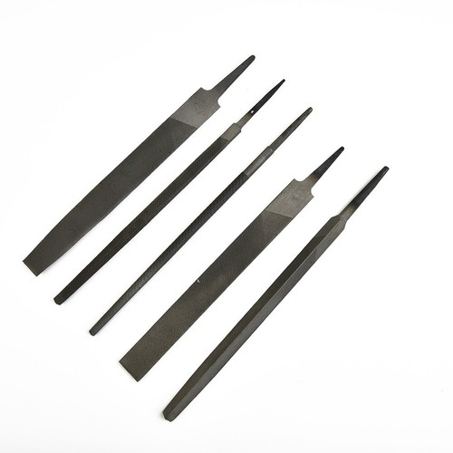 5*/set 6inch Industrial Steel Files Set Flat/Round/Half Round/Triangle/Square - Picture 6 of 22