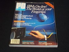 1984 OCTOBER 16 PC MAGAZINE - IBM'S ONLINE FRONT COVER - H 8420