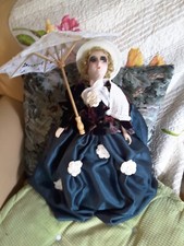 Ancienne poupée de salon boudoir 1930 taille 66 cm