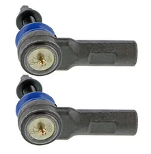 Pair Set 2 Front Outer Steering Tie Rod Ends Mevotech For Durango 16mm Threads