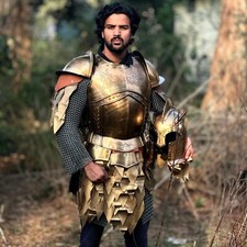 Traje de Armadura Guardia Reyes | Traje de Armadura Juego de Tronos l Jaime Lannister Cos Completo