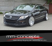 Cup Spoilerlippe Schwarz FüR VW Passat CC MK8 Frontspoiler Spoilerschwert Lippe