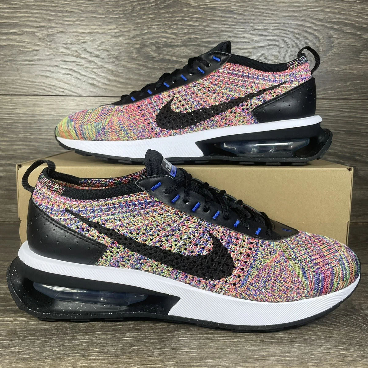 Nike Men&#039;s Air Max Flyknit Racer Multicolor Shoes Sneakers | eBay