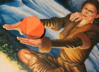 GameScience - Ugly Dice - Opaque - orange - w10 - zehnseitig - RPG Würfel