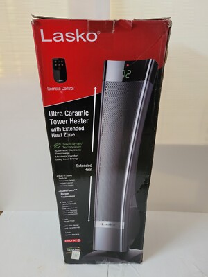 Lasko 30 in - 1,500 Watt Electric Portable Ceramic Heater with Remote  CT30710 | eBay