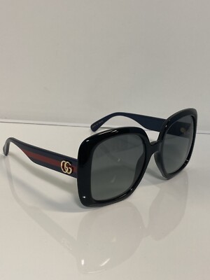 NIB Gucci GG0713S 001 Black Bold w. Red & Green Stripe  display picture 1