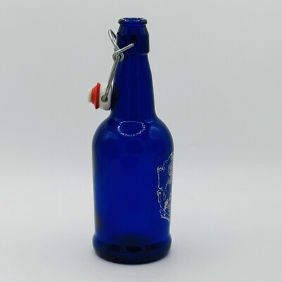 Vintage Doc McGilly's Sasparilly Root Beer Cobalt Blue Bottle With