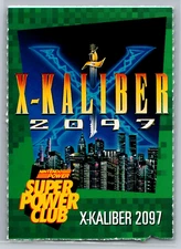 X-Kaliber 2097 Nintendo Super Power Club Magazine Card #122 Perforated