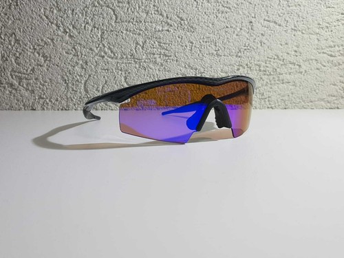 Oakley M Frame personalizzato occhiali da sole Carbon/VR28 Blue Iridium |  eBay