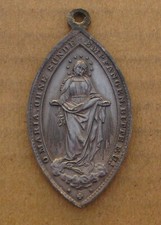 Wielki Medalik Pielgrzyma - Niepokalane Poczęcie Maryja - Święta Agnieszka - (AX126) 