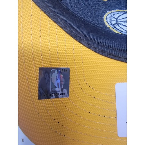 Adjustable Hook and Loop Indiana Pacers Basketball Cap/ Hat One Size Fits Most - Imagen 4 de 8