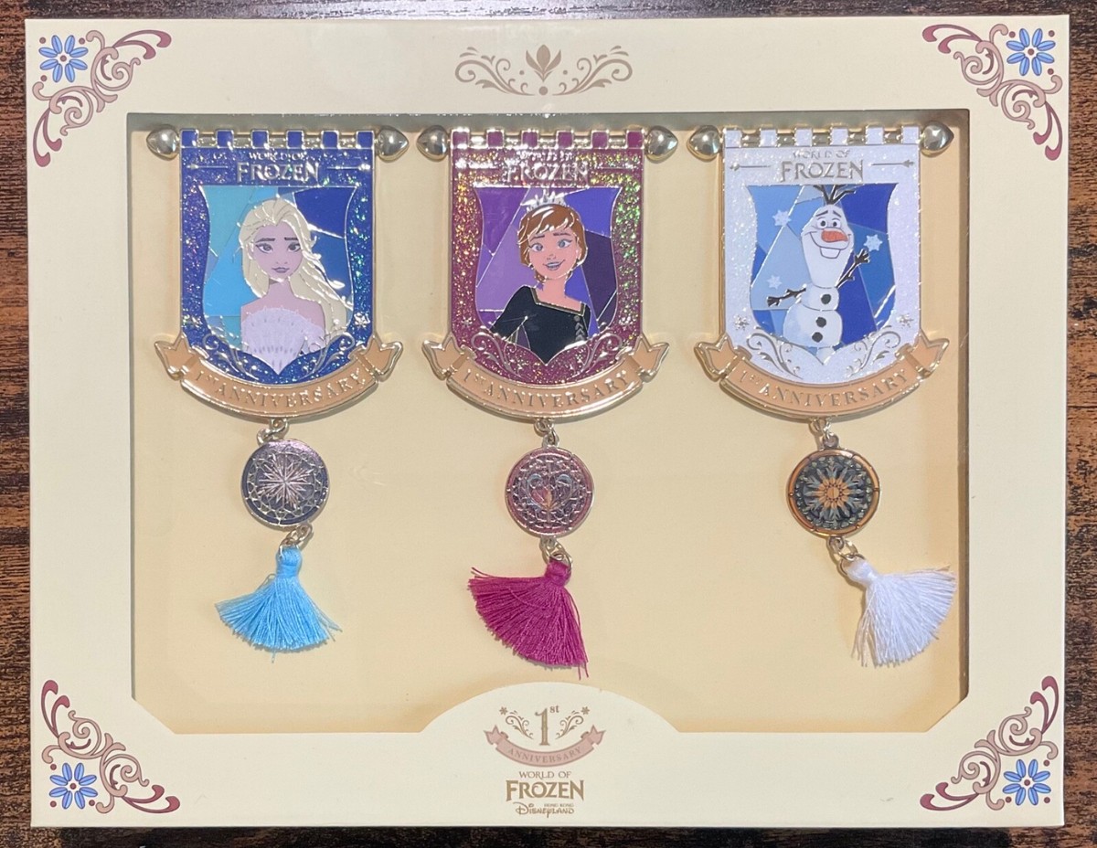 香港ディズニー限定WORLD OF FROZEN 1st ANNIVERSARY Disney HKDL 2024 World of Frozen 1st Anniversary LE 600 Box Pin