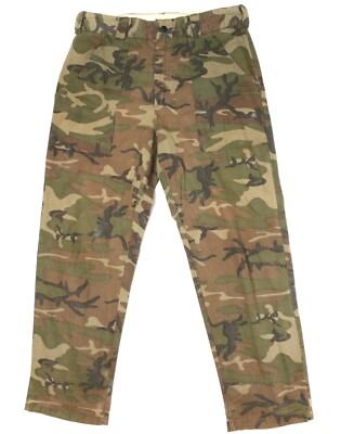 NEUF PANTALON TREILLIS F2 CAMOUFLAGE CE REGLEMENTAIRE ARMEE FRANCAISE 72C