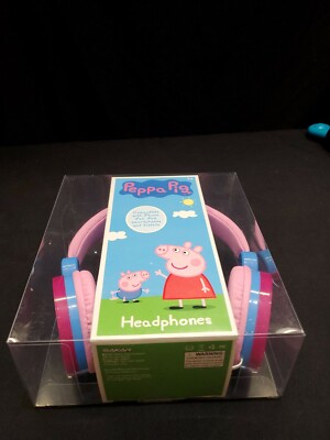 Peppa Pig Over The Ear Headphones HP1-01708 | Soft and Cushioned Ear Pieces