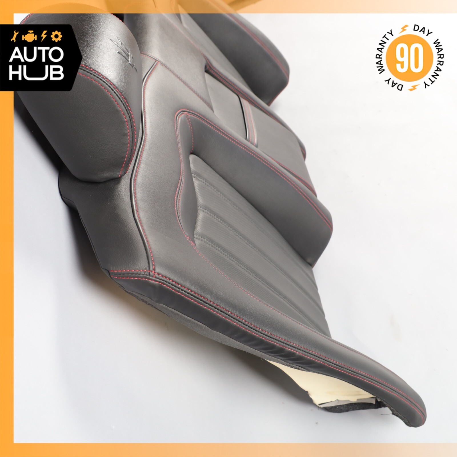 08-12 Maserati GranTurismo M145 Rear Upper Top Seat Cushion Black OEM 61k