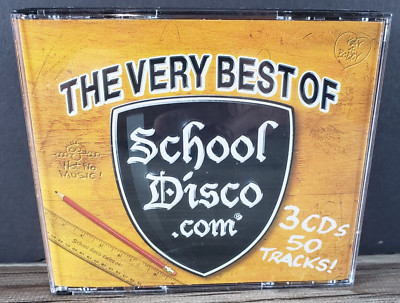 THE VERY BEST OF SCHOOL DISCO . COM 2004 V2TV 3 CD SET U.K. IMPORT 50 TRACKS