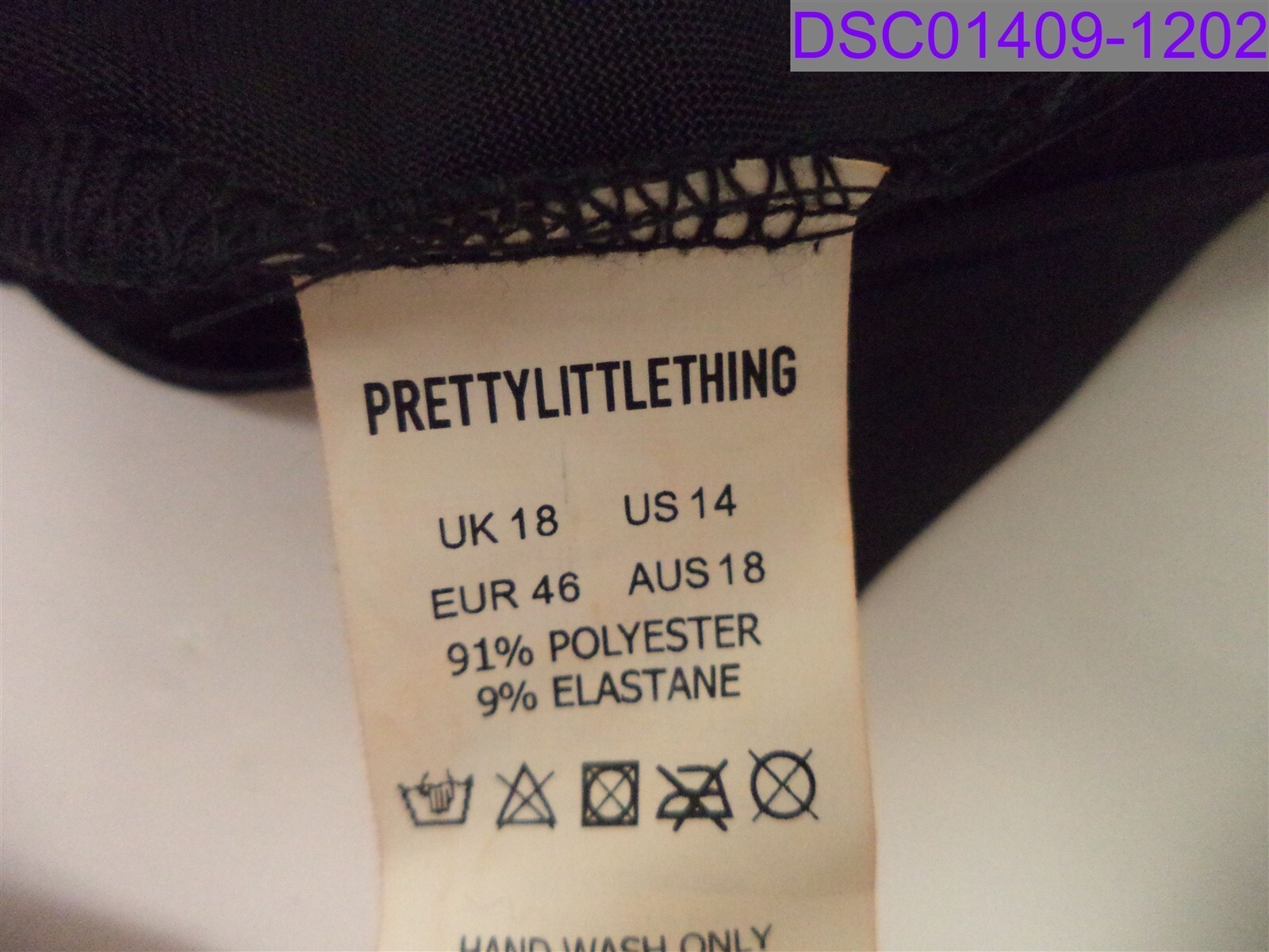 Pretty Little Thing Women's 14 Plus Black Satin Corset Crop Top P/N CME2147/4/62