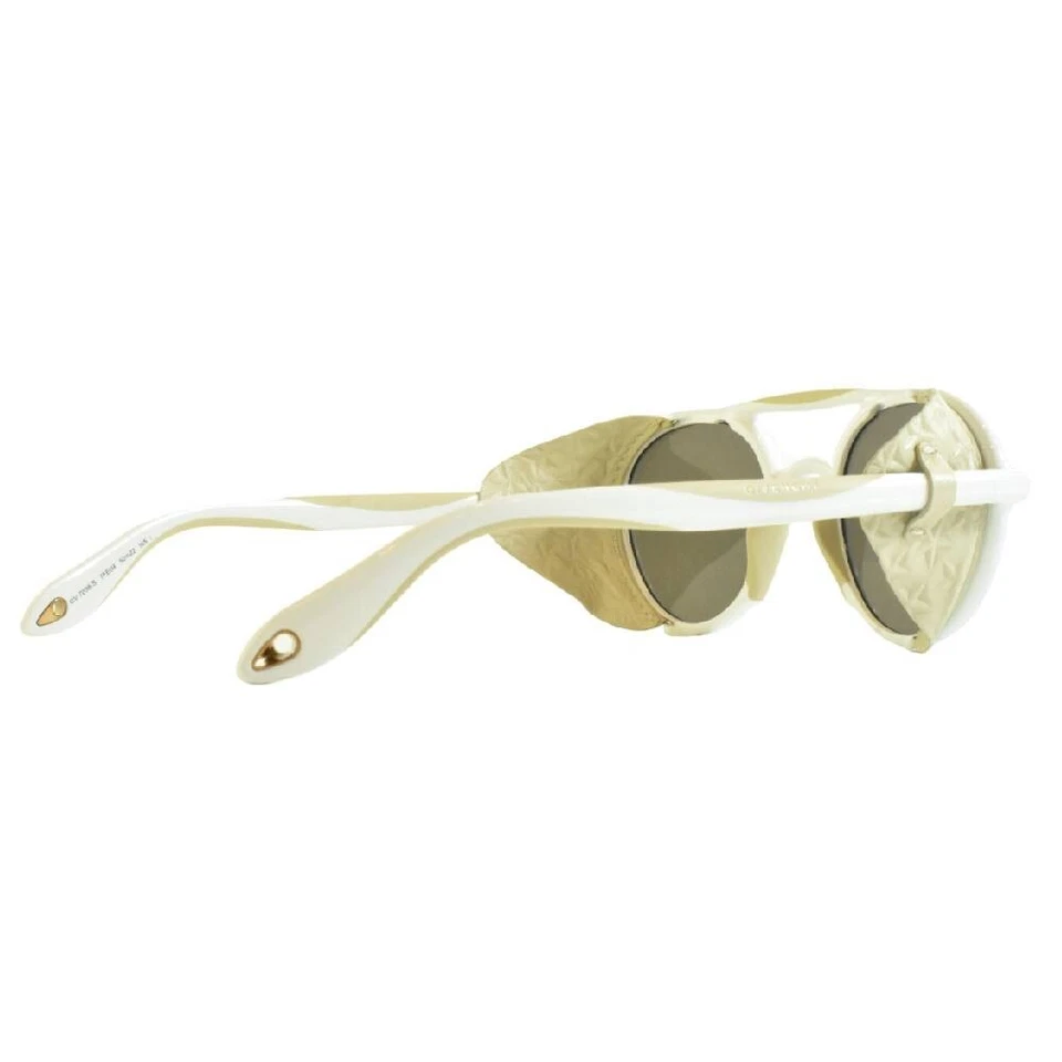 Gafas de sol unisex redondas de borde completo negras/blancas Givenchy GV 7038/S Foto 4 de 4