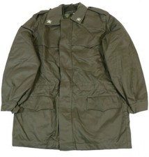 Large (52R) - Authentic Italian Army OD Green Combat Field Parka Jacket w Liner