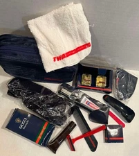 Vintage COMPLETE TWA Trans World Airlines GUCCI Amenity Toiletry Kit