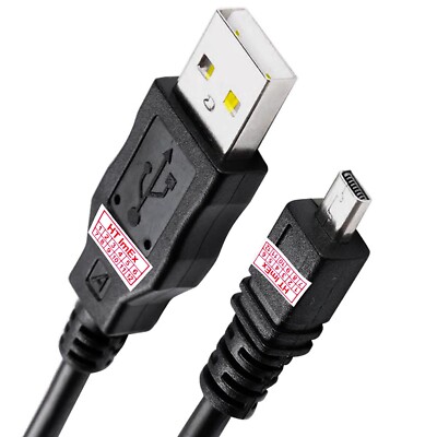 USB Kamera Kabel Datenkabel Ladekabel kompatibel für Olympus FE-47, FE-46, FE-45