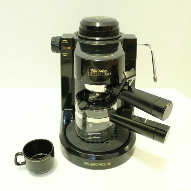 Betty Crocker Espresso And Cappuccino Maker BC 1724 Steam eBay