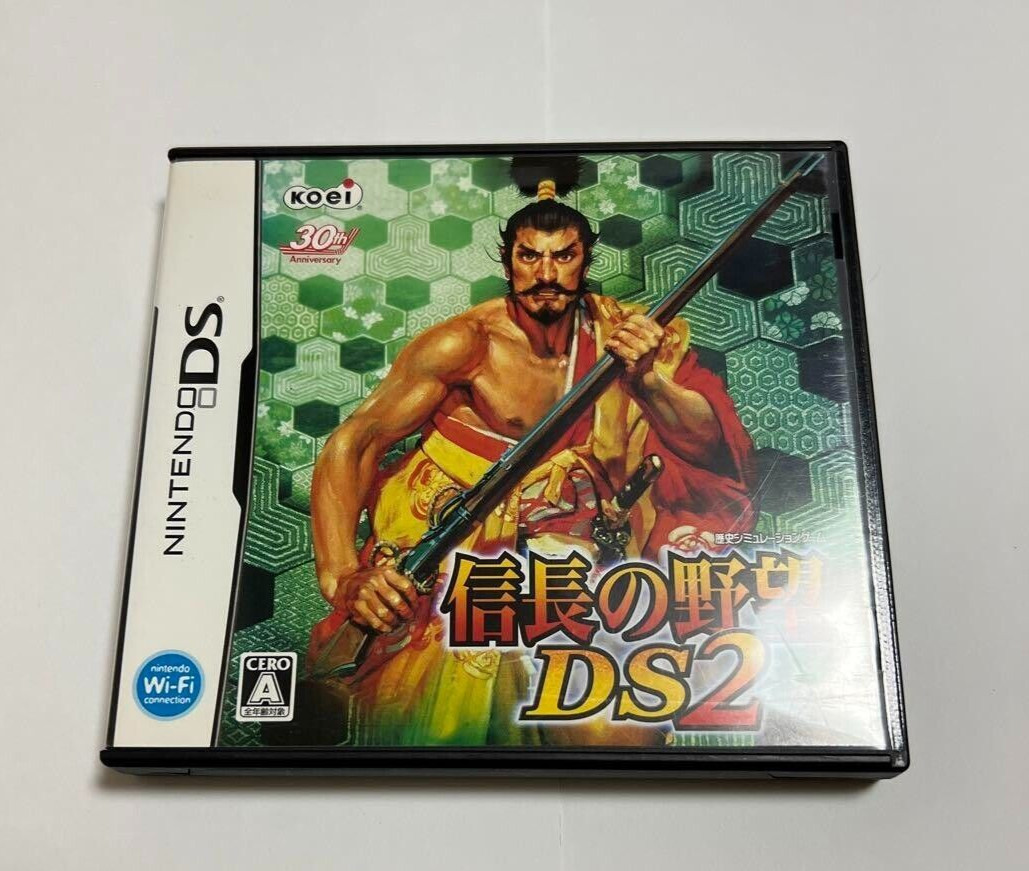 Nobunaga's Ambition nobunaga no Yabou DS 2 Nintendo DS NDS Japanese ver Tested