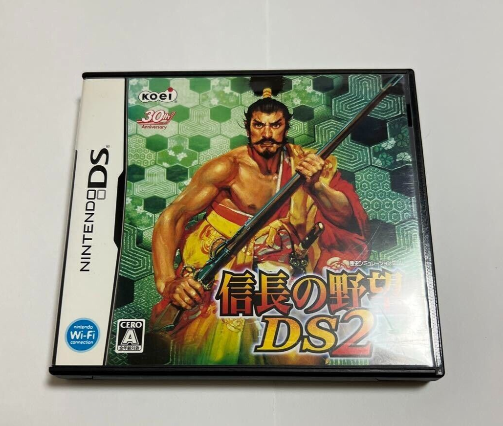 Nobunaga's Ambition nobunaga no Yabou DS 2 Nintendo DS NDS Japanese ver Tested