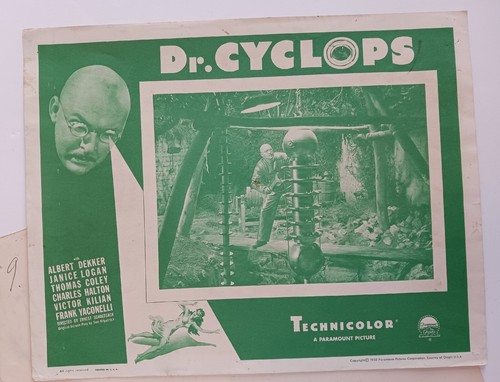 Dr. Cyclops 1940 Original Film Lobby Karten SEHR SELTEN Früh-Sci-Fi-Horror - Bild 4 von 5